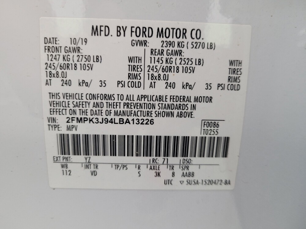 2020 Ford Edge in Las Vegas, NV 89102 - 18140833 33