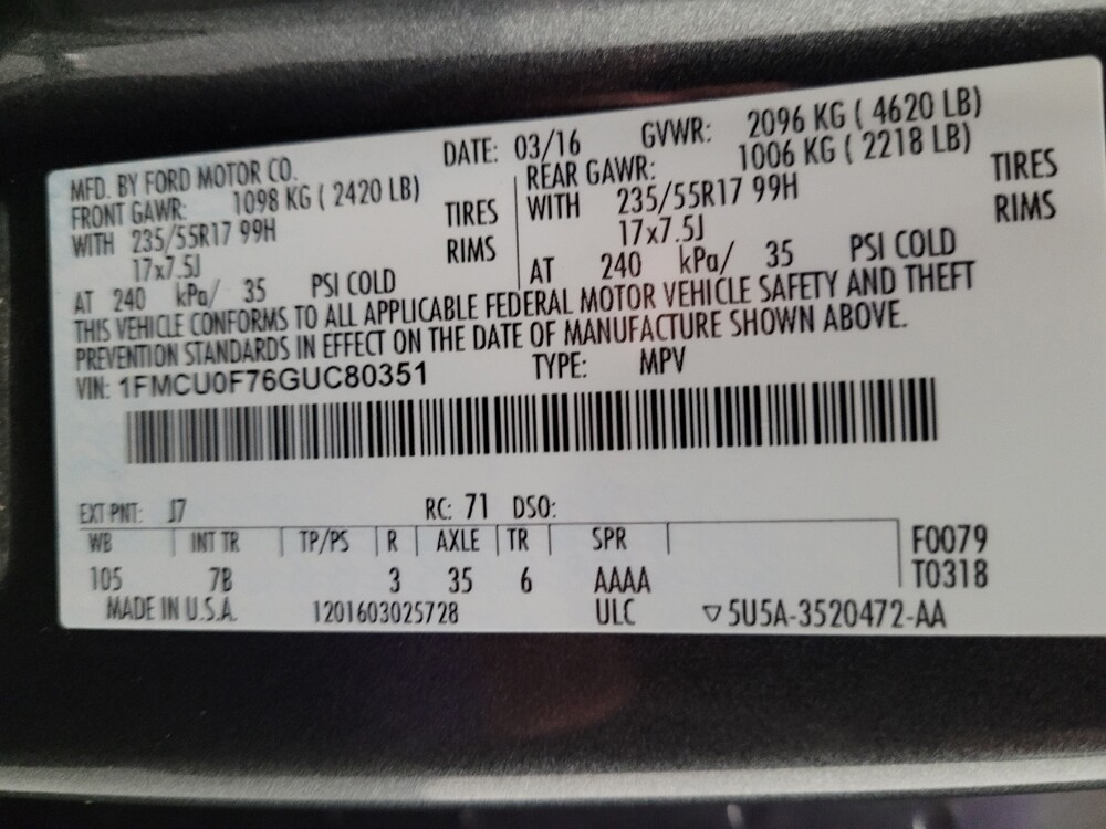 2016 Ford Escape in Fresno, CA 93726 - 18140922 33