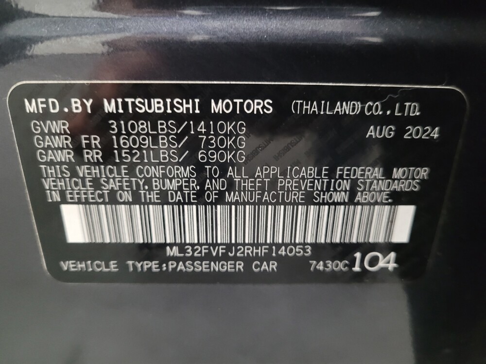 2024 Mitsubishi Mirage G4 in Riverside, CA 92504 - 18140929 33
