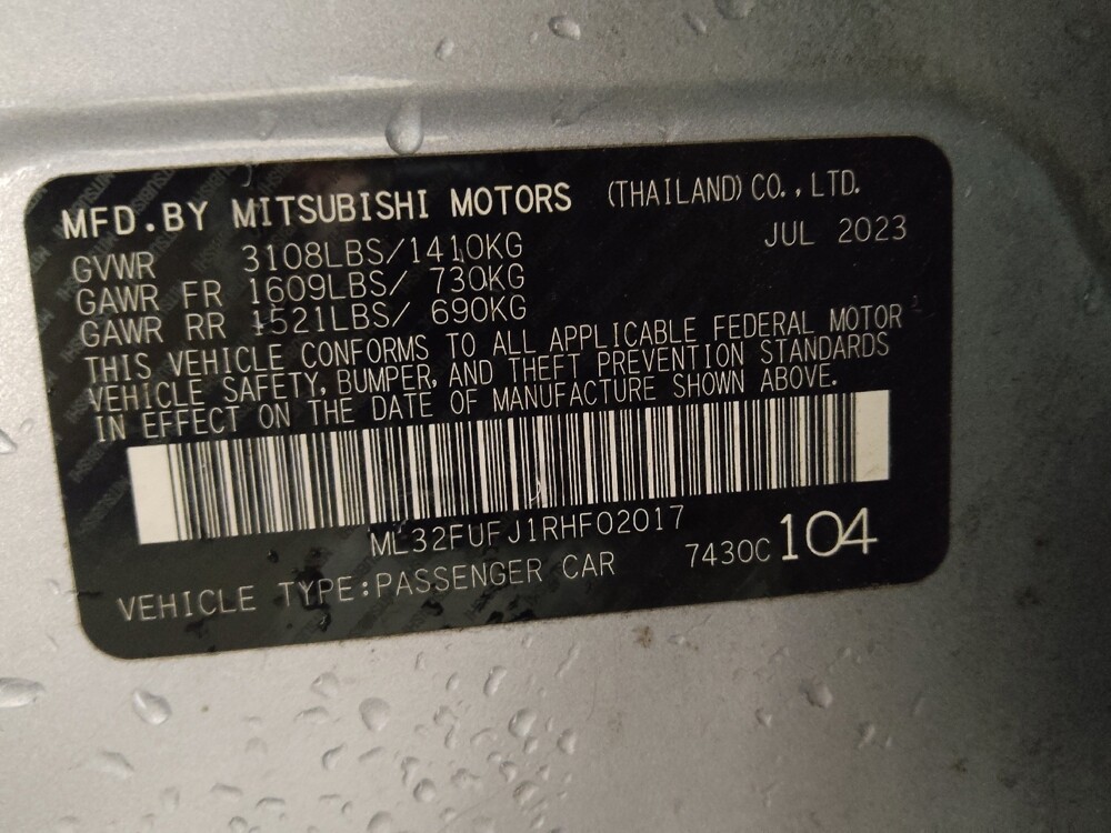 2024 Mitsubishi Mirage G4 in Columbia, SC 29210 - 18140935 33