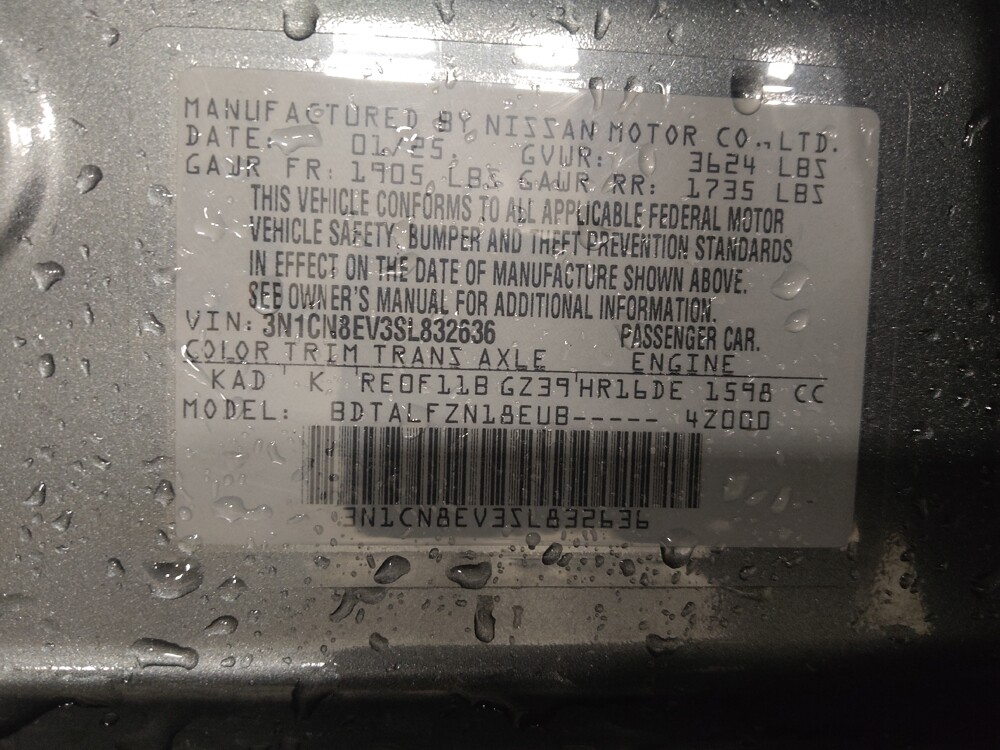 2025 Nissan Versa in Union City, GA 30291 - 18140956 33
