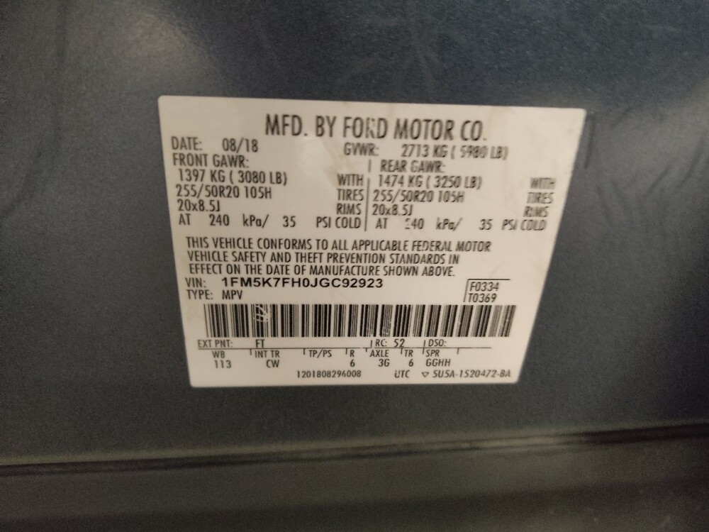 2018 Ford Explorer in Tulsa, OK 74145 - 18140972 33
