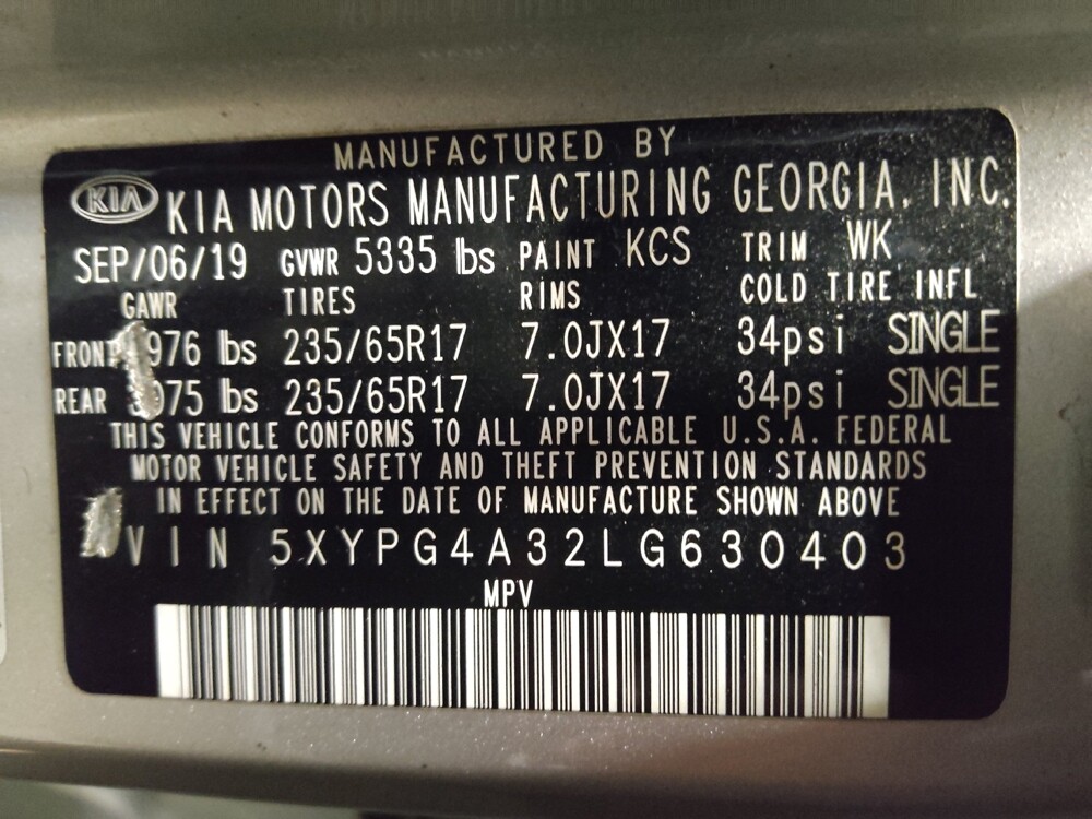 2020 Kia Sorento in Jacksonville, FL 32210 - 18141062 33