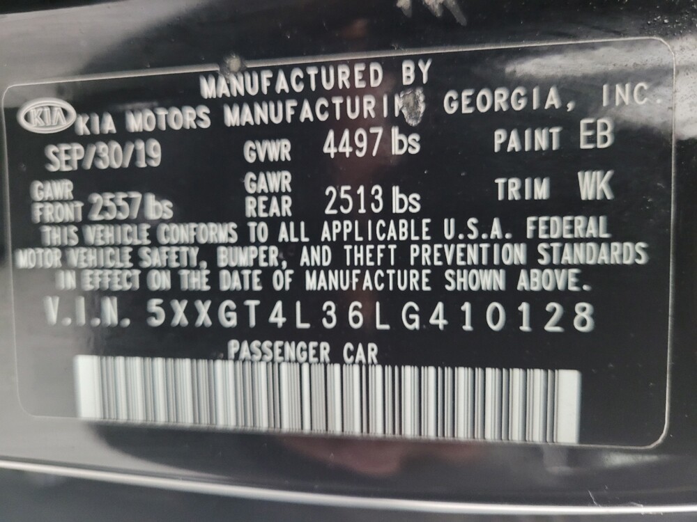 2020 Kia Optima in Memphis, TN 38128 - 18141107 33