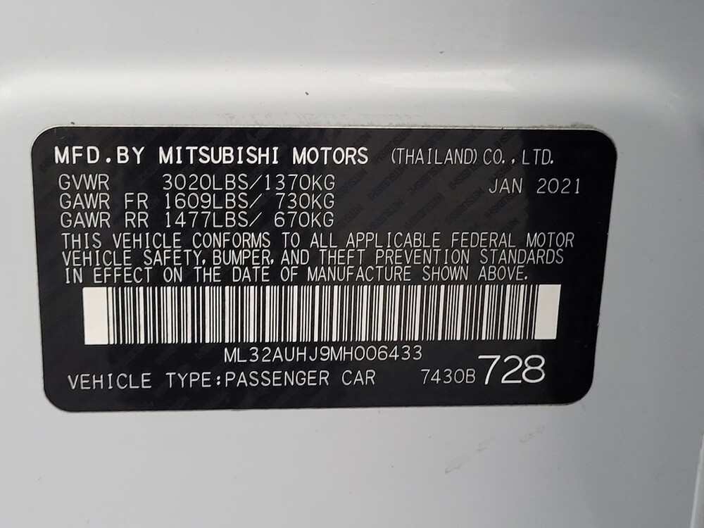 2021 Mitsubishi Mirage in Houston, TX 77060 - 18141114 33