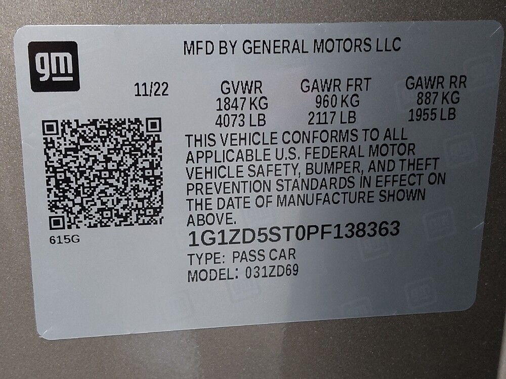 2023 Chevrolet Malibu in Cincinnati, OH 45255 - 18141126 33
