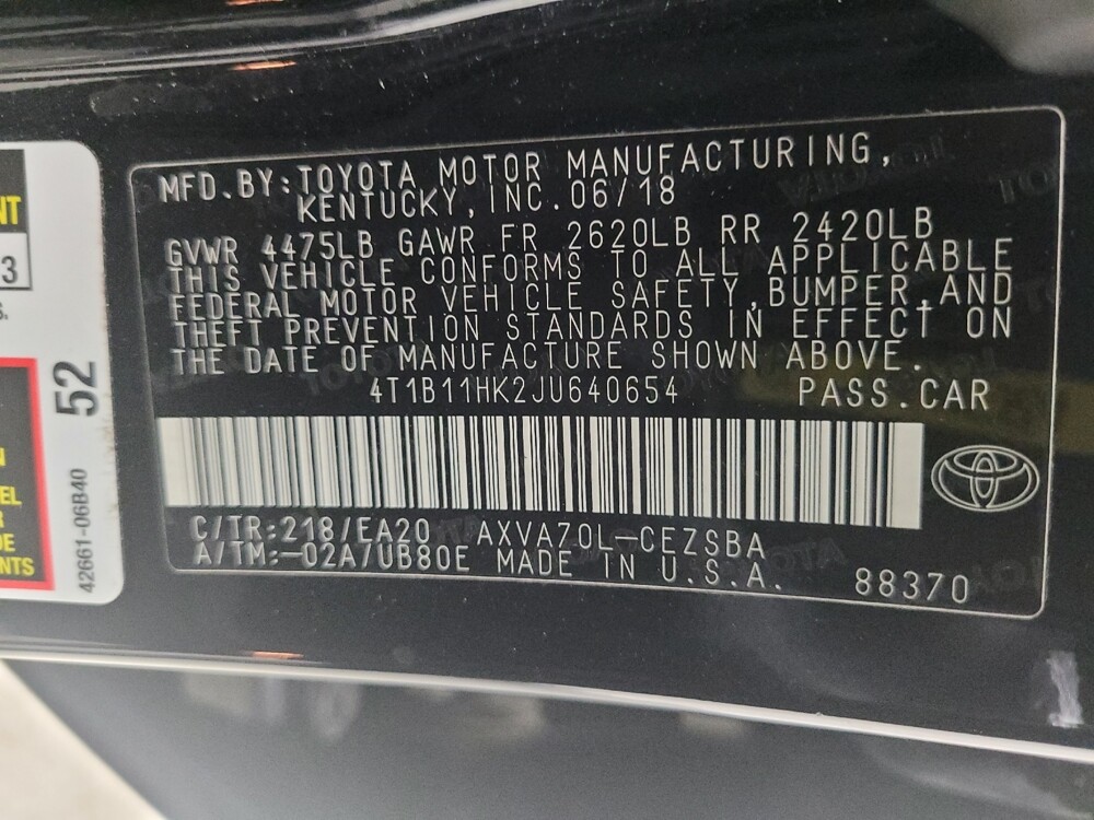 2018 Toyota Camry in Eastpointe, MI 48021 - 18141162 33