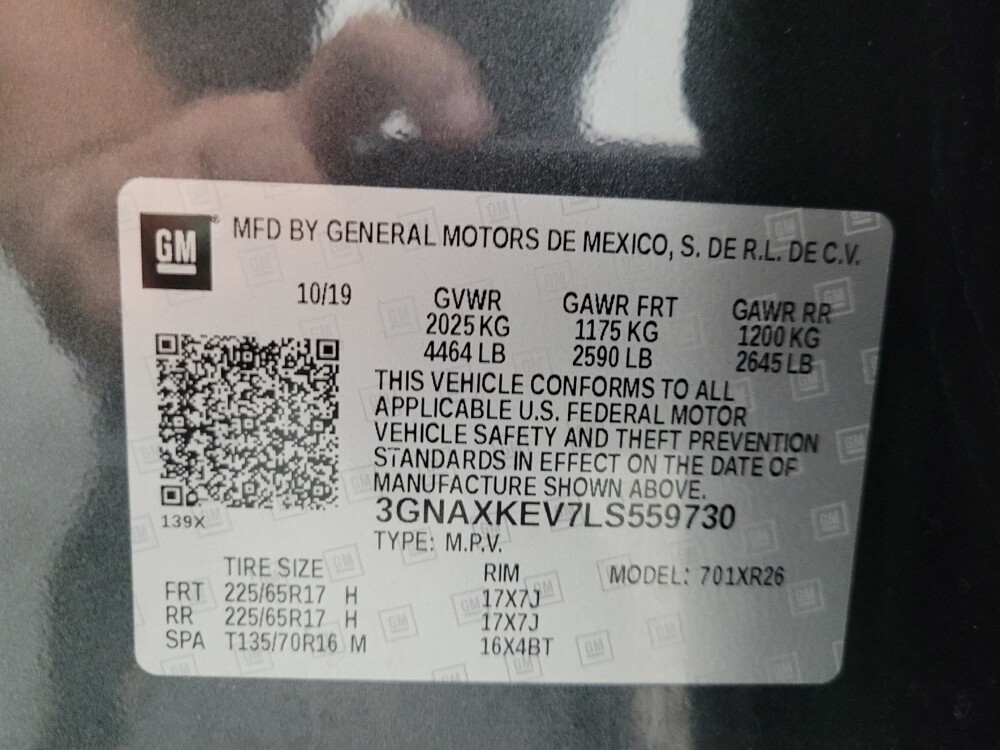 2020 Chevrolet Equinox in Las Vegas, NV 89102 - 18141167 33