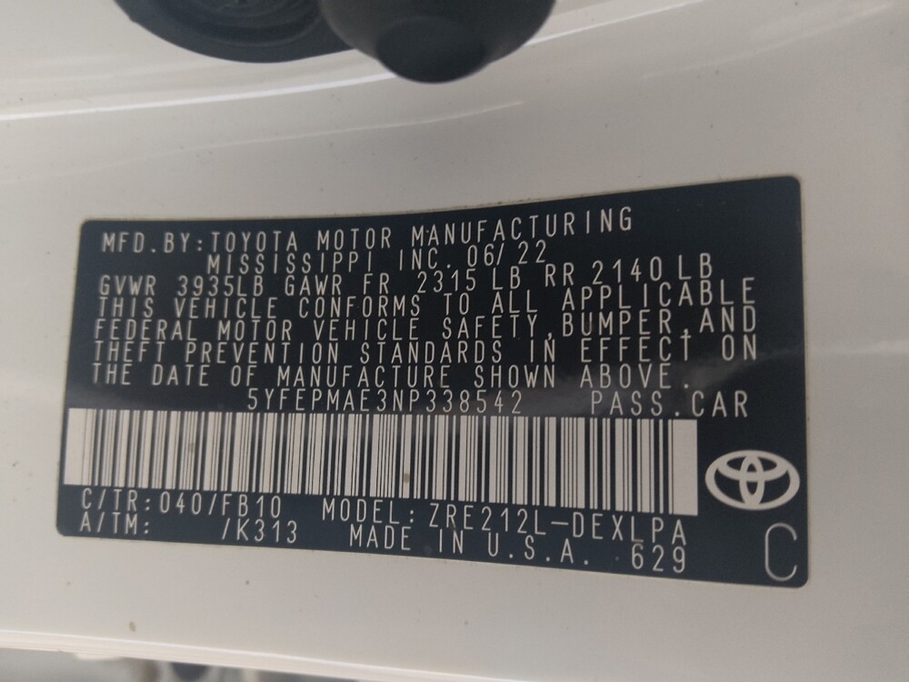 2022 Toyota Corolla in Union City, GA 30291 - 18141201 33