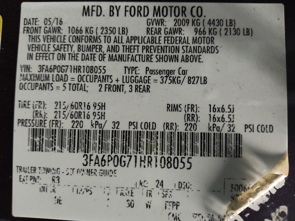 2017 Ford Fusion in Lakeland, FL 33815 - 18141203 33