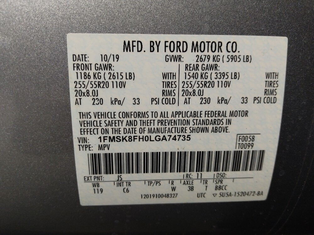 2020 Ford Explorer in Tampa, FL 33619 - 18141228 33