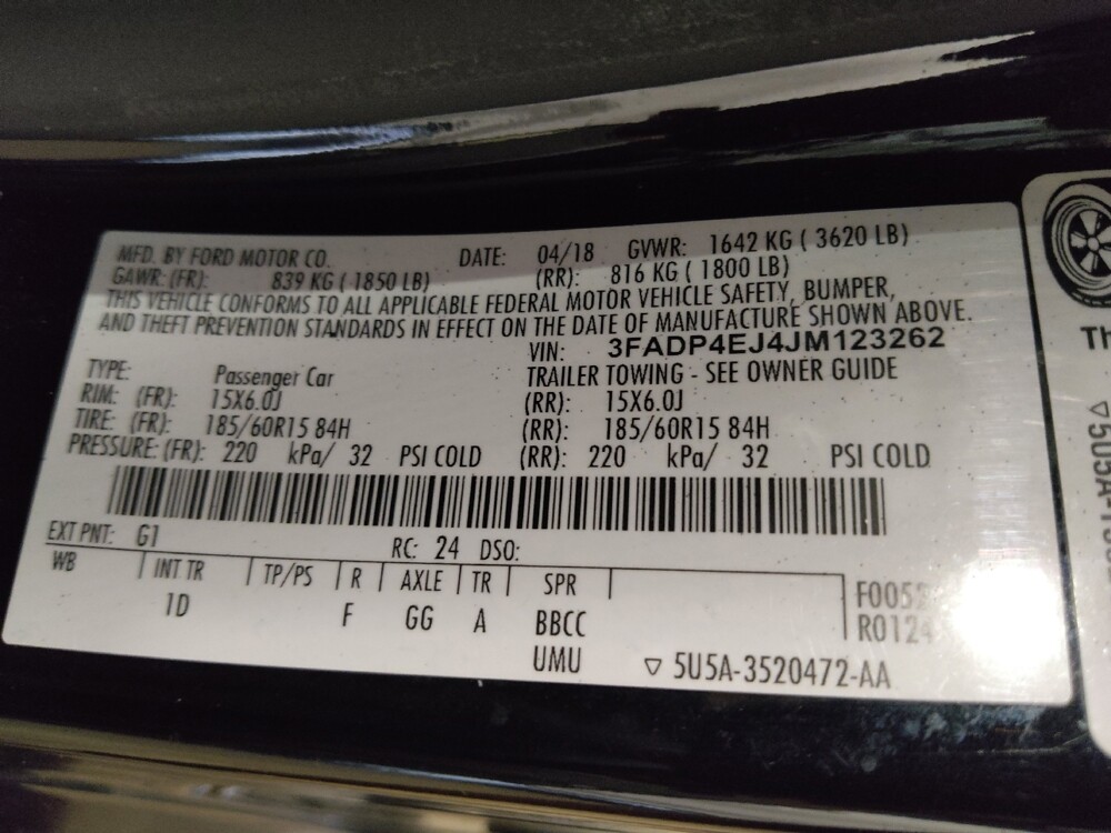 2018 Ford Fiesta in Hialeah, FL 33014 - 18141241 33
