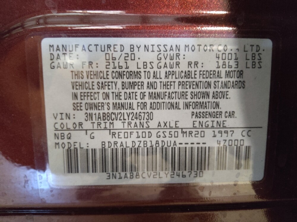 2020 Nissan Sentra in Pensacola, FL 32505 - 18141254 33