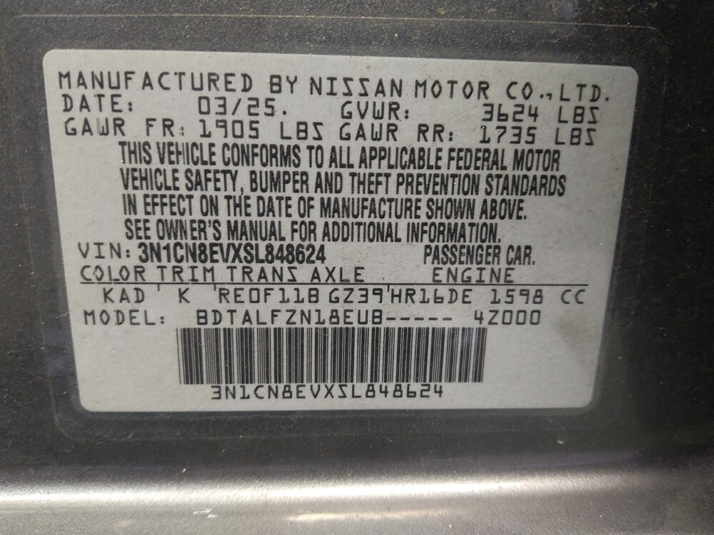 2025 Nissan Versa in Houston, TX 77034 - 18141300 33
