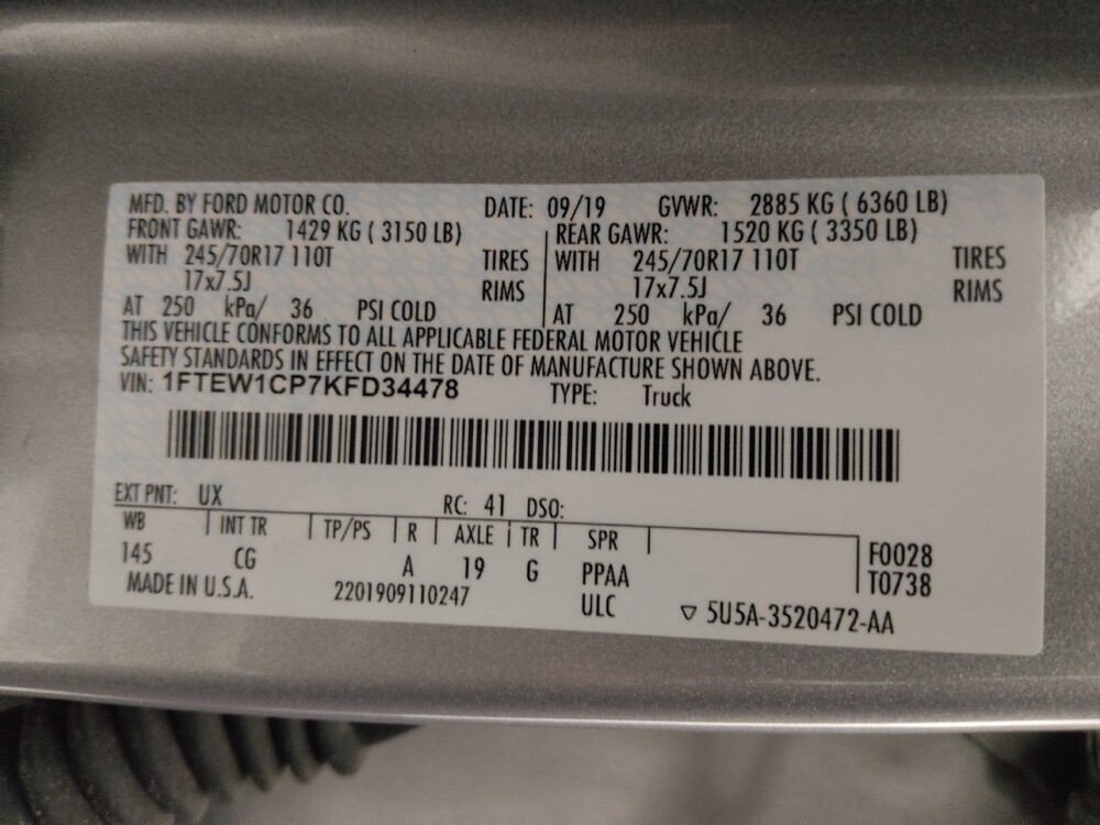2019 Ford F150 in Gainesville, FL 32609 - 18141303 33
