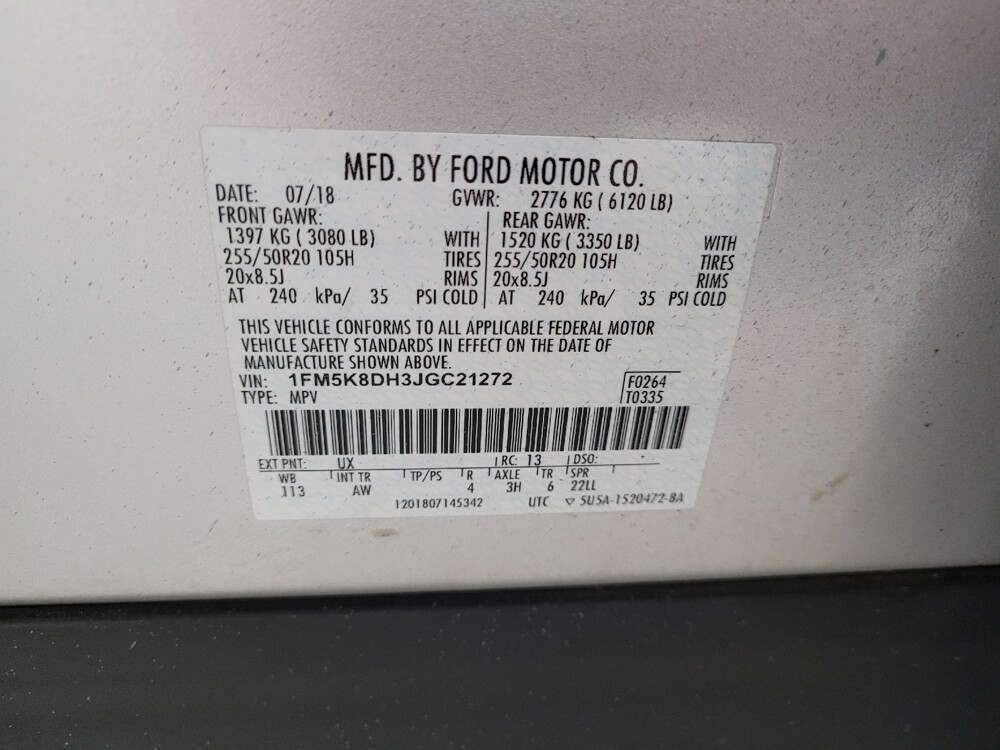 2018 Ford Explorer in Eastpointe, MI 48021 - 18141312 33