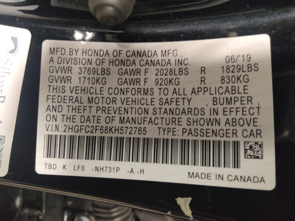 2019 Honda Civic in Marietta, GA 30062 - 18141332 33