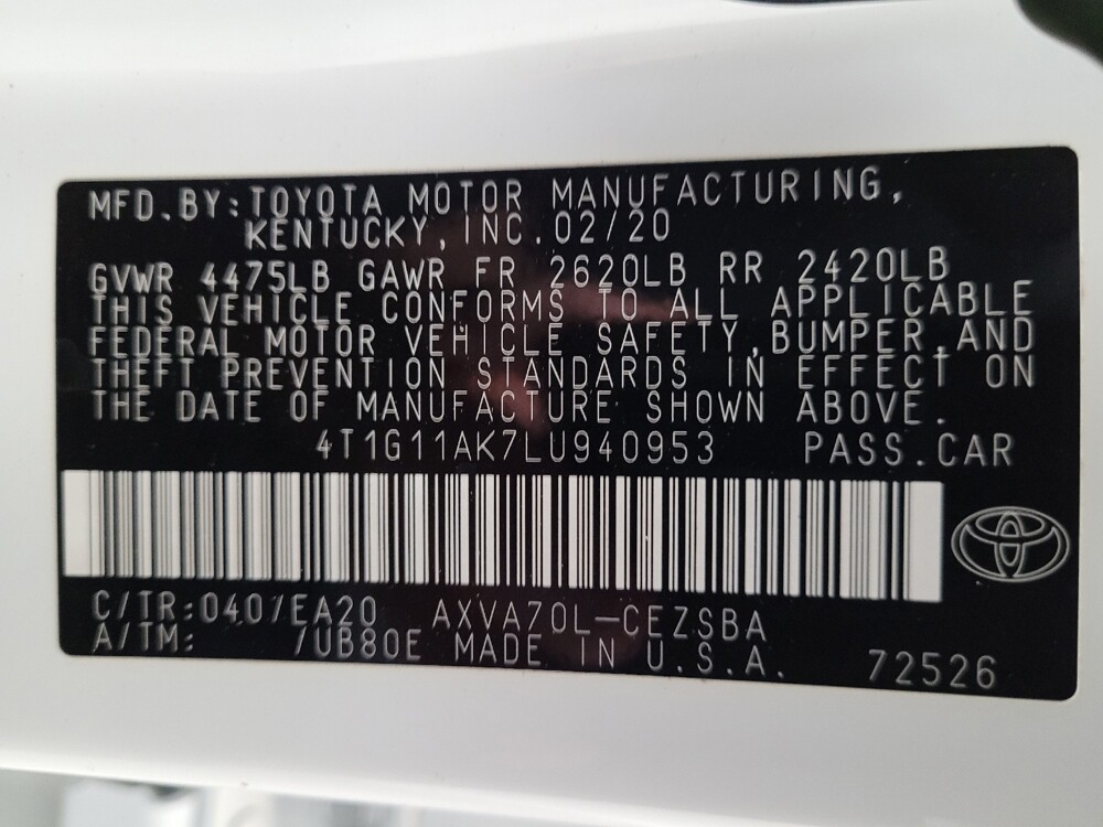 2020 Toyota Camry in Montclair, CA 91763 - 18141340 33