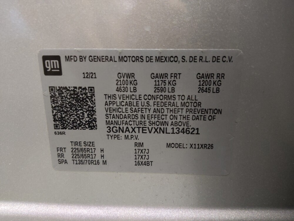 2022 Chevrolet Equinox in Glendale, AZ 85301 - 18141342 33