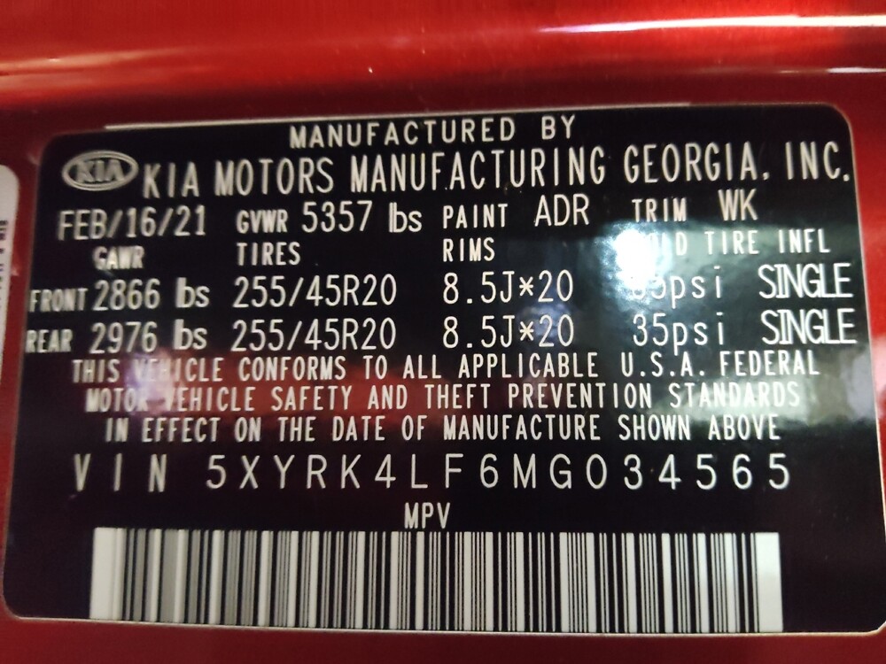 2021 Kia Sorento in Charlotte, NC 28213 - 18141374 33