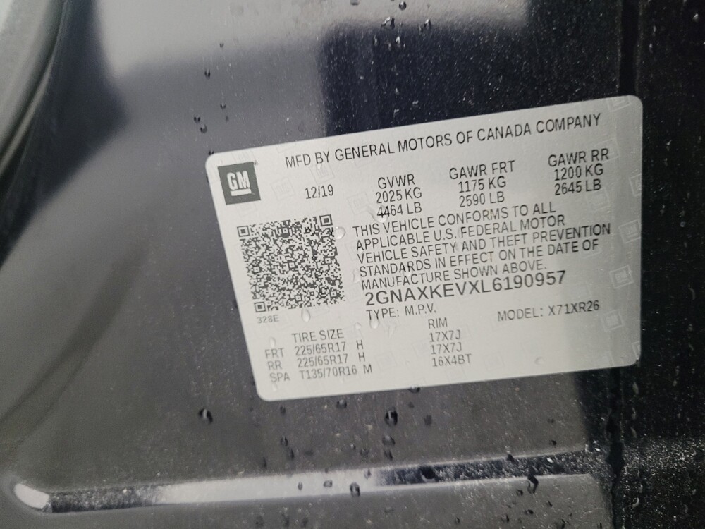 2020 Chevrolet Equinox in Huntsville, AL 35816 - 18141375 33