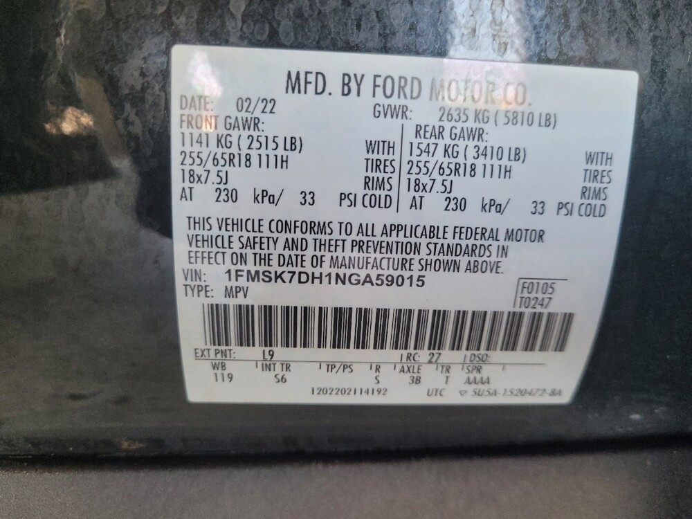 2022 Ford Explorer in Conyers, GA 30094 - 18141395 33