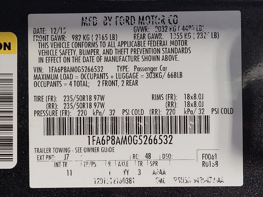 2016 Ford Mustang in Savannah, GA 31419 - 18141406 33
