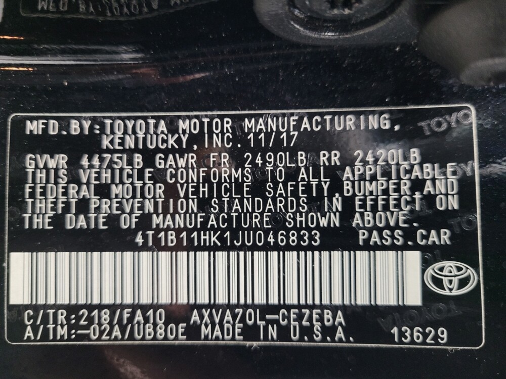 2018 Toyota Camry in Memphis, TN 38115 - 18141411 33