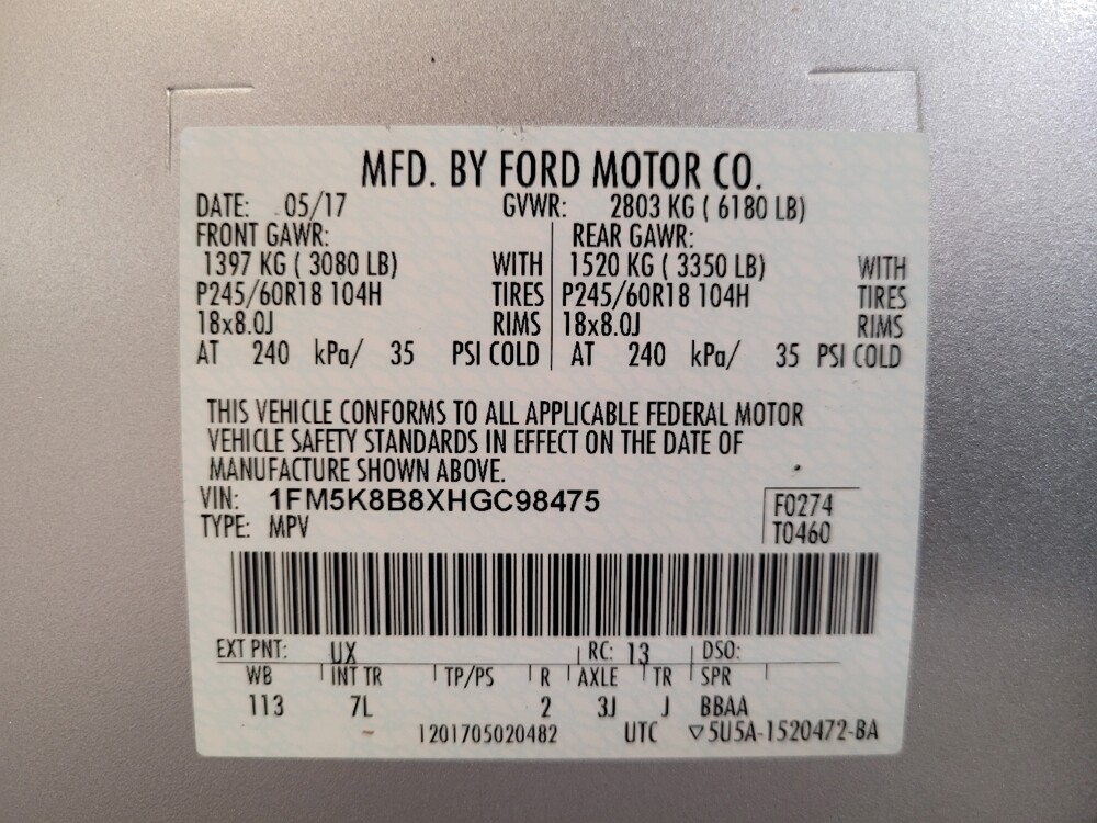 2017 Ford Explorer in Savannah, GA 31419 - 18141417 33