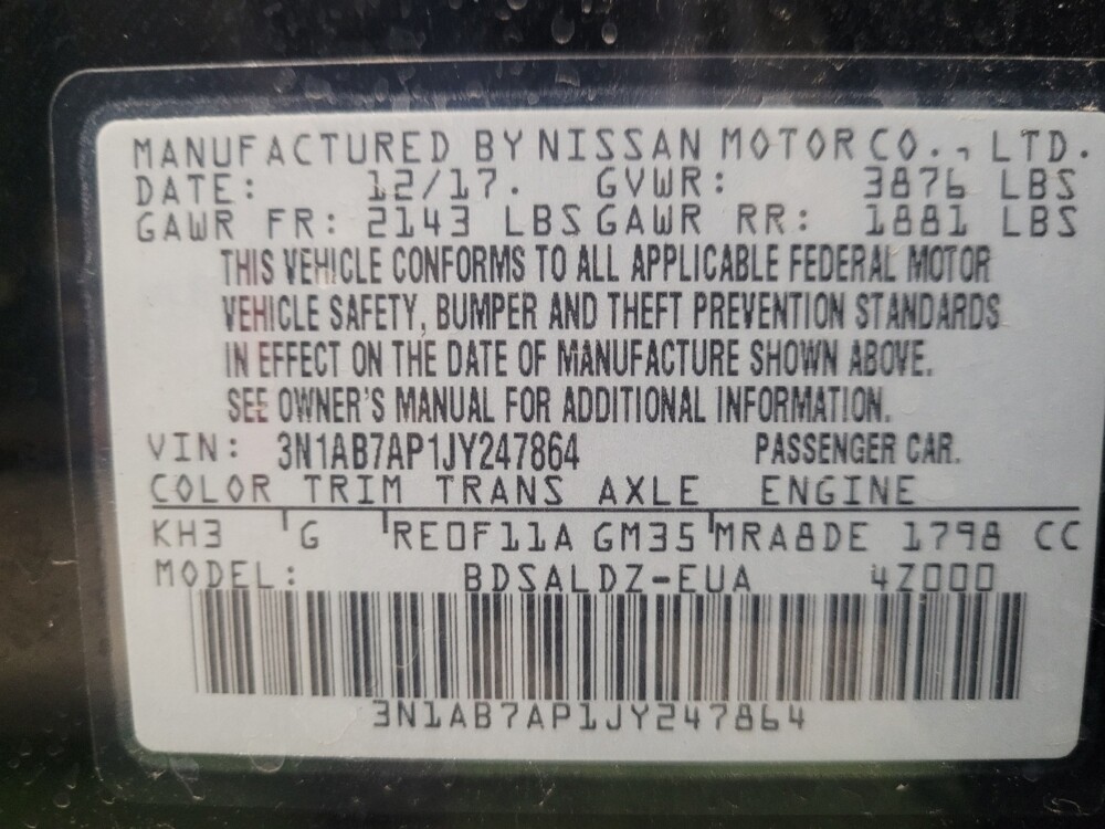 2018 Nissan Sentra in Chandler, AZ 85225 - 18141420 33