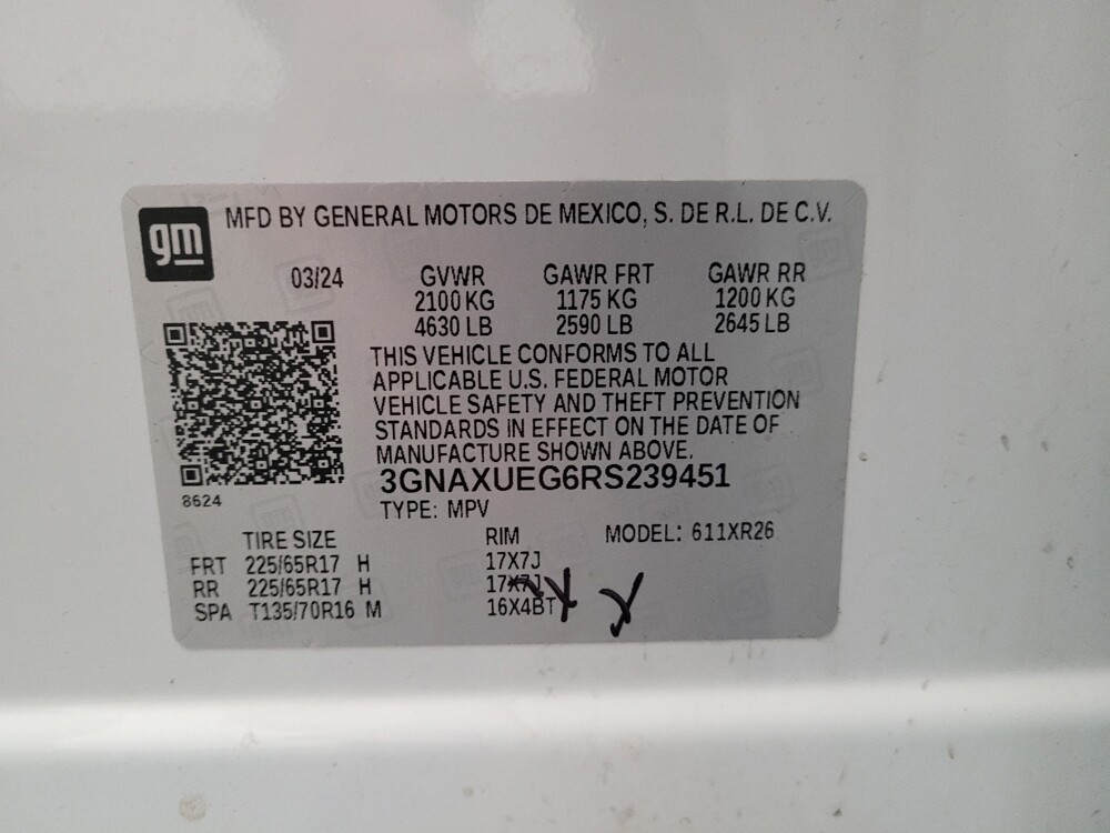 2024 Chevrolet Equinox in Sacramento, CA 95821 - 18141482 33