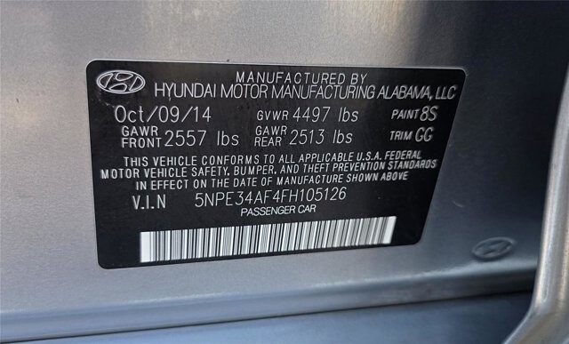 2015 Hyundai Sonata in Mesa, AZ 85212 - 18141544 23