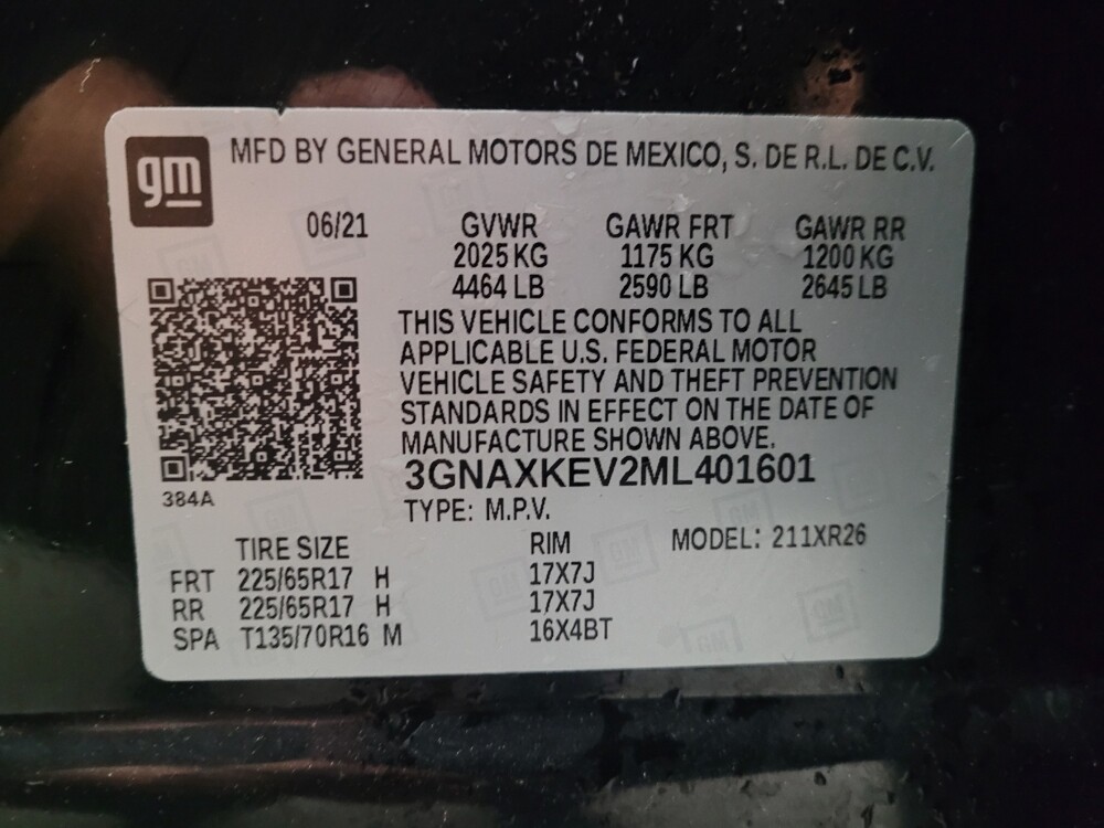 2021 Chevrolet Equinox in Montclair, CA 91763 - 18141590 33