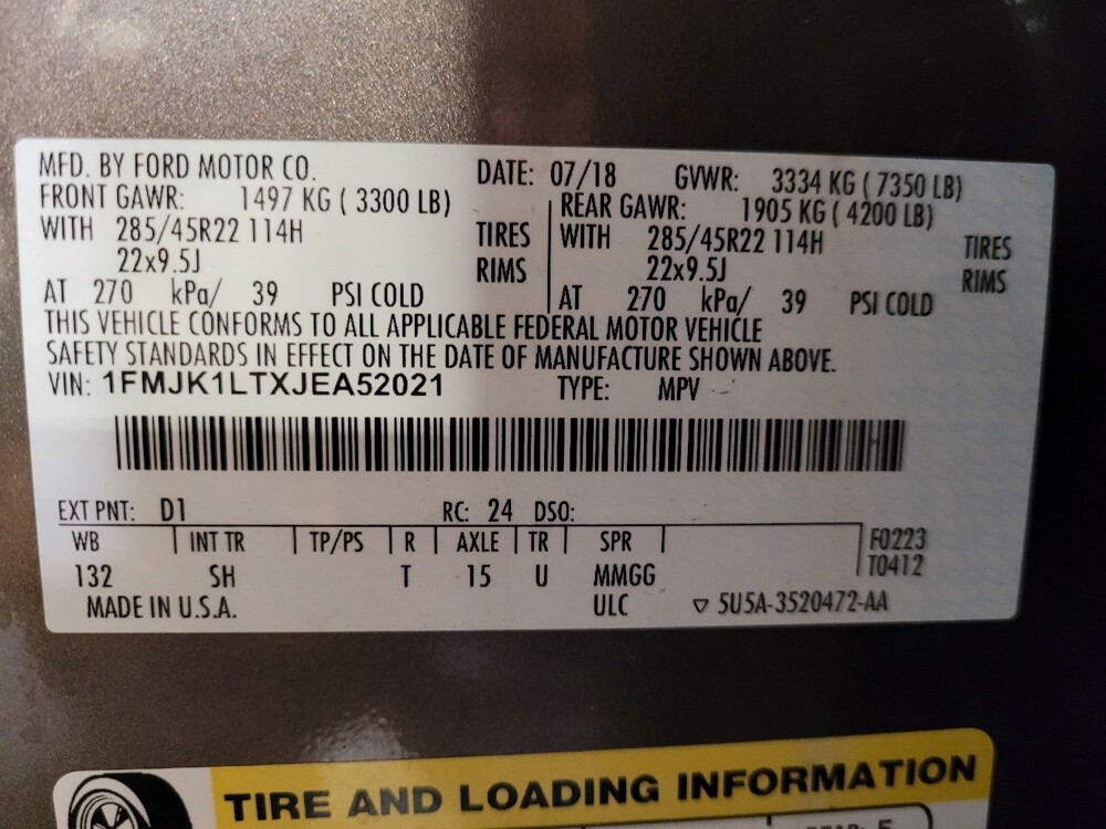 2018 Ford Expedition Max in Lauderdale Lakes, FL 33313 - 18141657 33