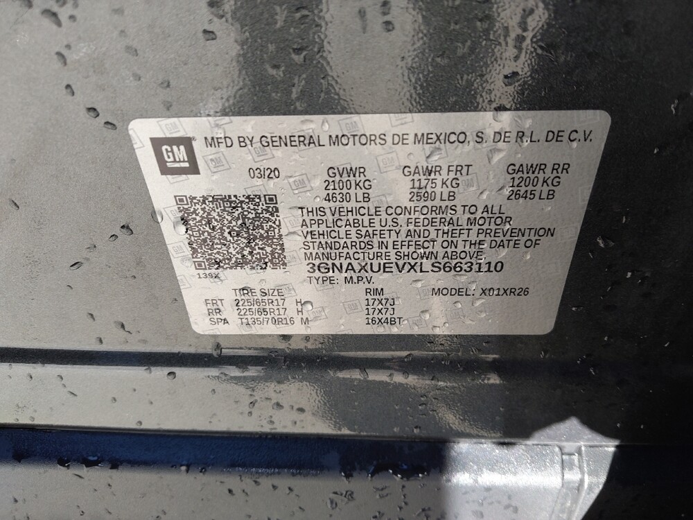 2020 Chevrolet Equinox in Conway, SC 29526 - 18141685 33