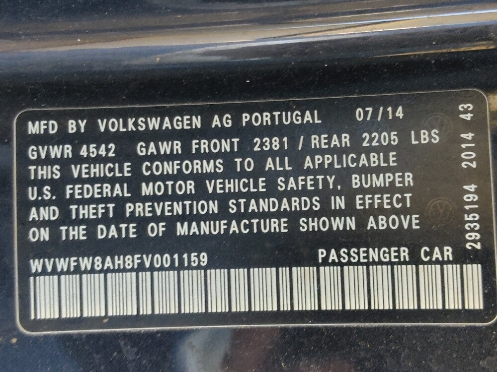 2015 Volkswagen Eos in Live Oak, TX 78233 - 18141705 33