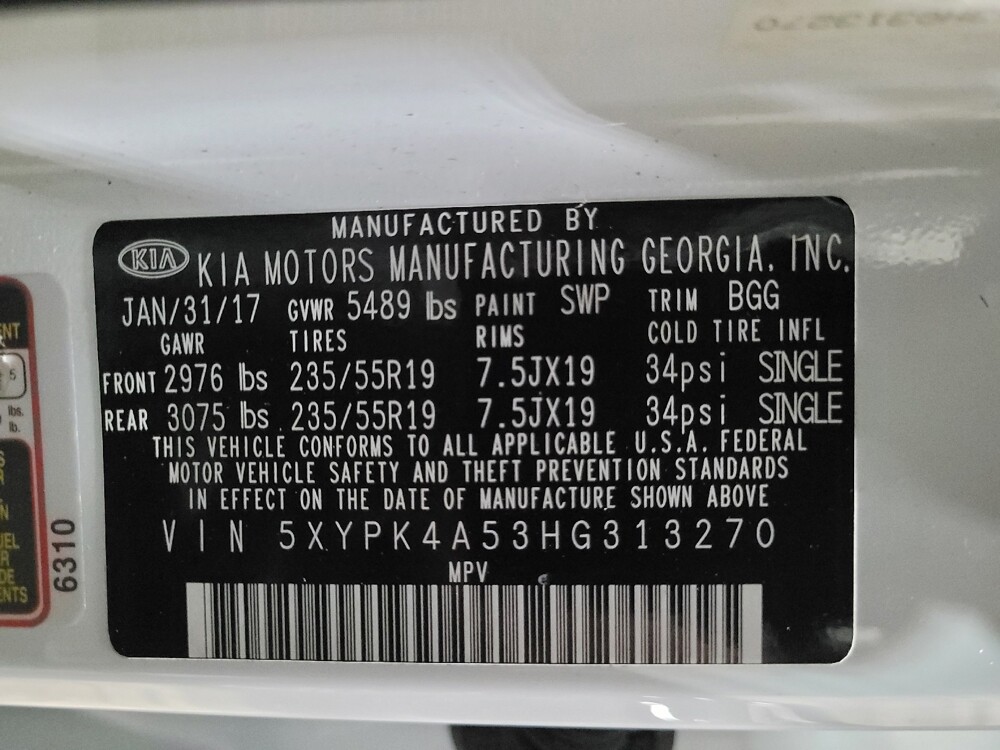 2017 Kia Sorento in New Castle, DE 19720 - 18141763 33