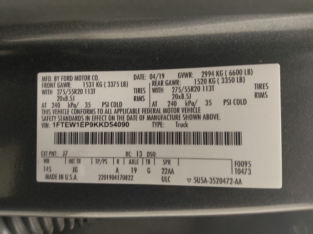2019 Ford F150 in Eastpointe, MI 48021 - 18141805 33