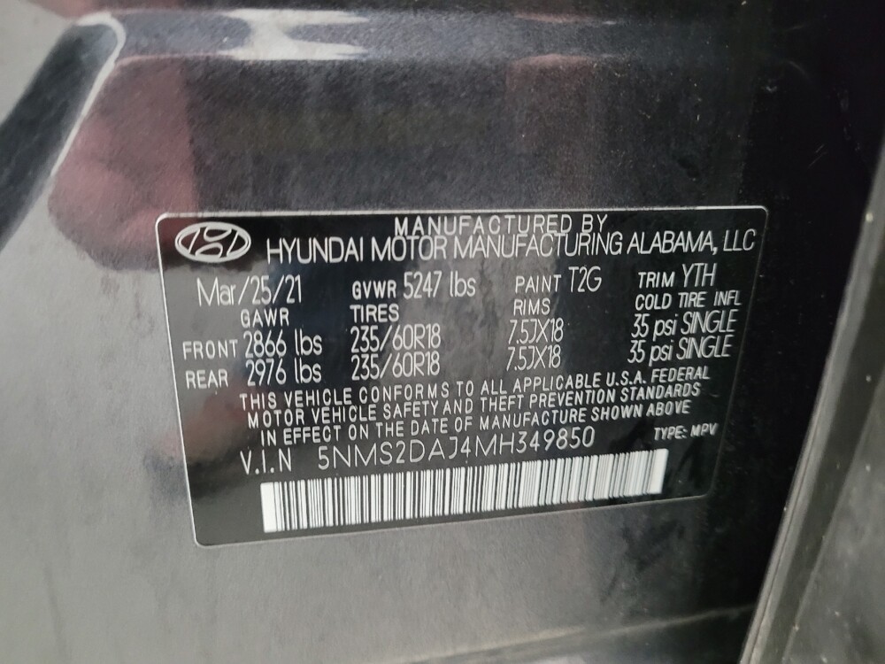 2021 Hyundai Santa Fe in Taylor, MI 48180 - 18141809 33