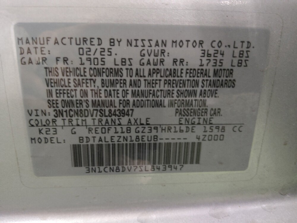 2025 Nissan Versa in Plano, TX 75074 - 18141830 33