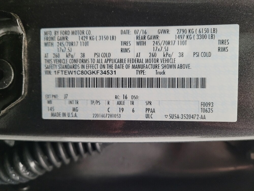 2016 Ford F150 in El Cajon, CA 92020 - 18141833 33