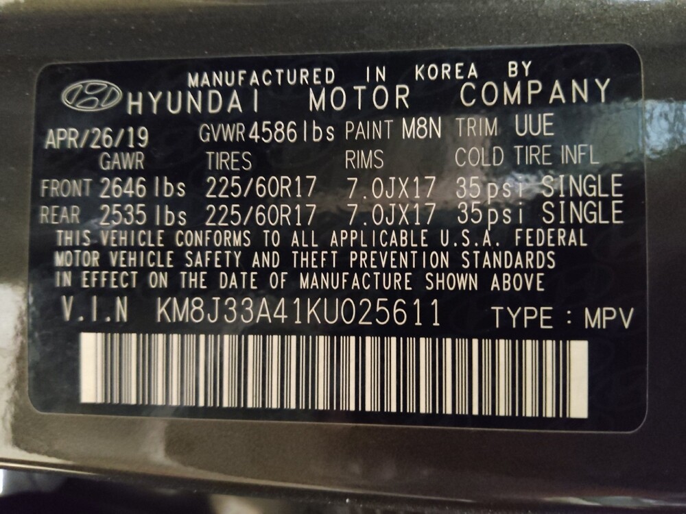 2019 Hyundai Tucson in Hialeah, FL 33014 - 18141850 33