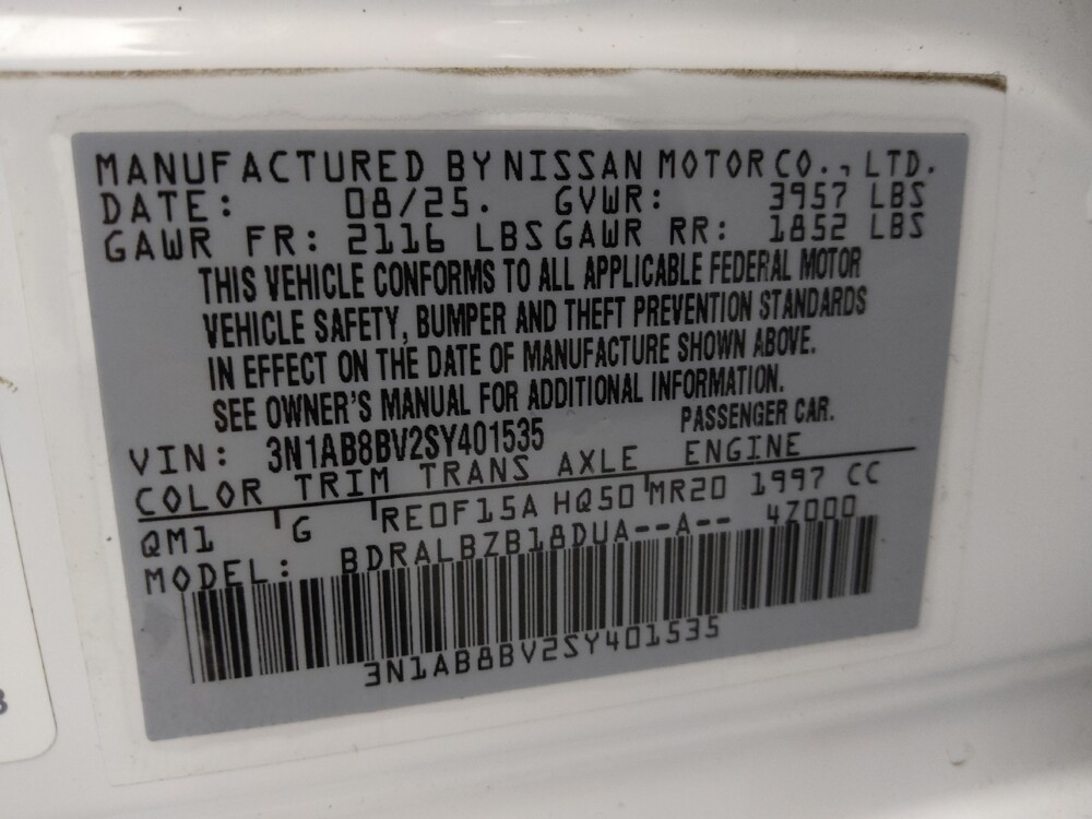 2025 Nissan Sentra in Springfield, MO 65807 - 18141861 33