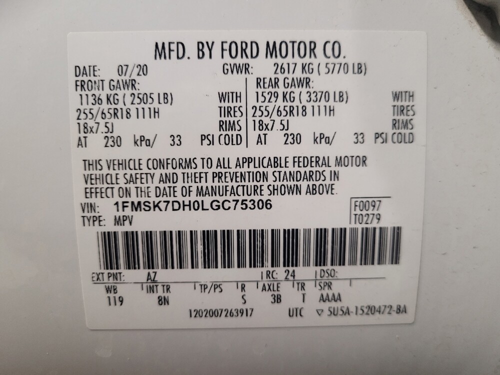 2020 Ford Explorer in Savannah, GA 31419 - 18141879 33