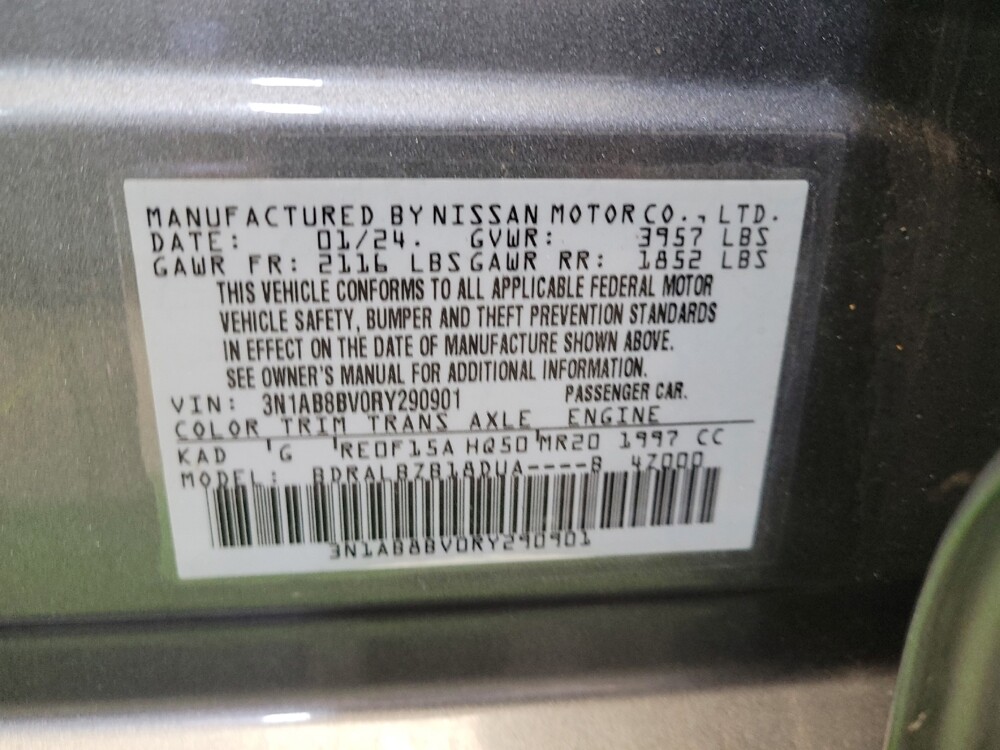 2024 Nissan Sentra in Lexington, KY 40509 - 18141930 33
