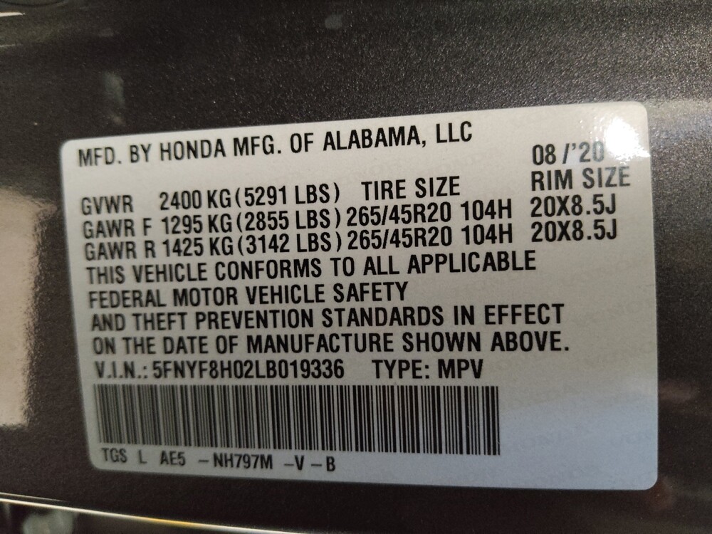 2020 Honda Passport in Athens, GA 30606 - 18141947 33