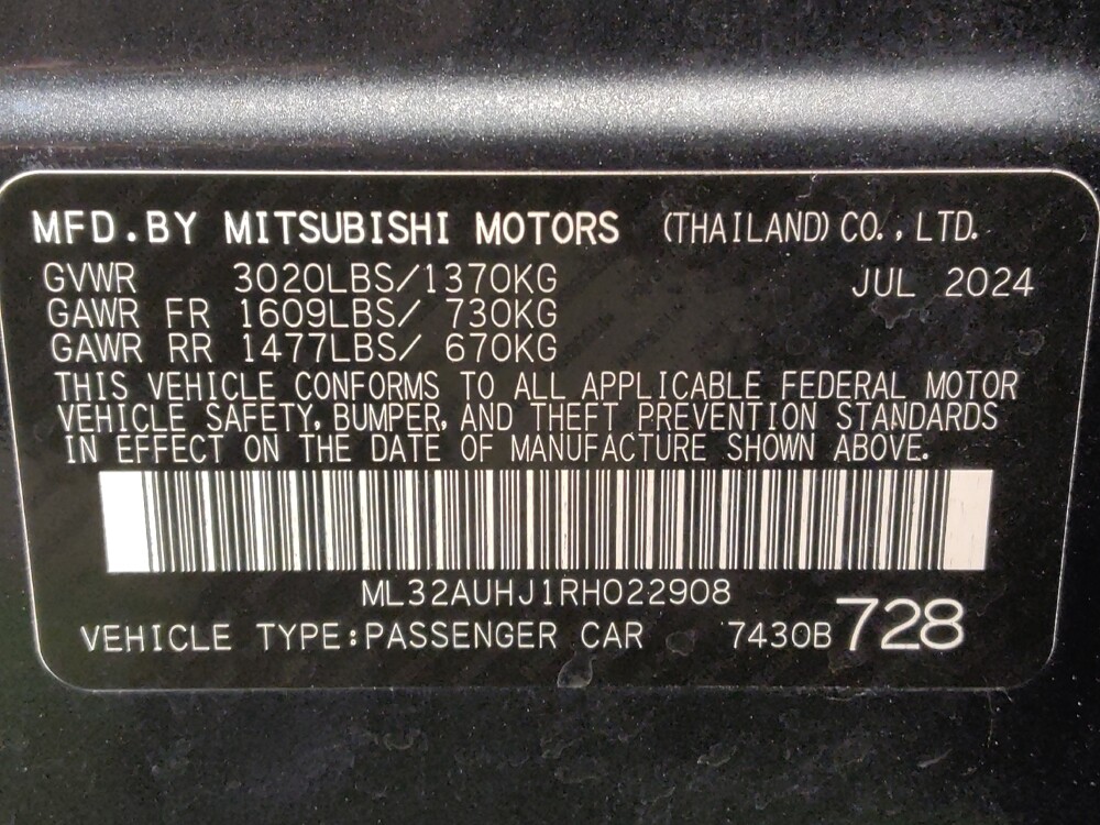 2024 Mitsubishi Mirage in Houston, TX 77074 - 18141976 33