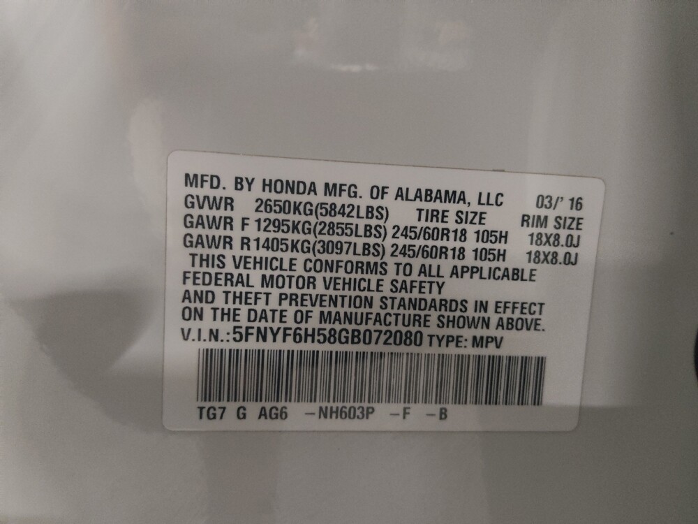 2016 Honda Pilot in Arlington, TX 76011 - 18142013 33