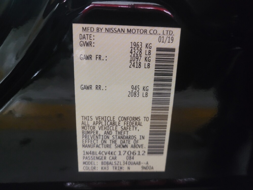 2019 Nissan Altima in Athens, GA 30606 - 18142020 33