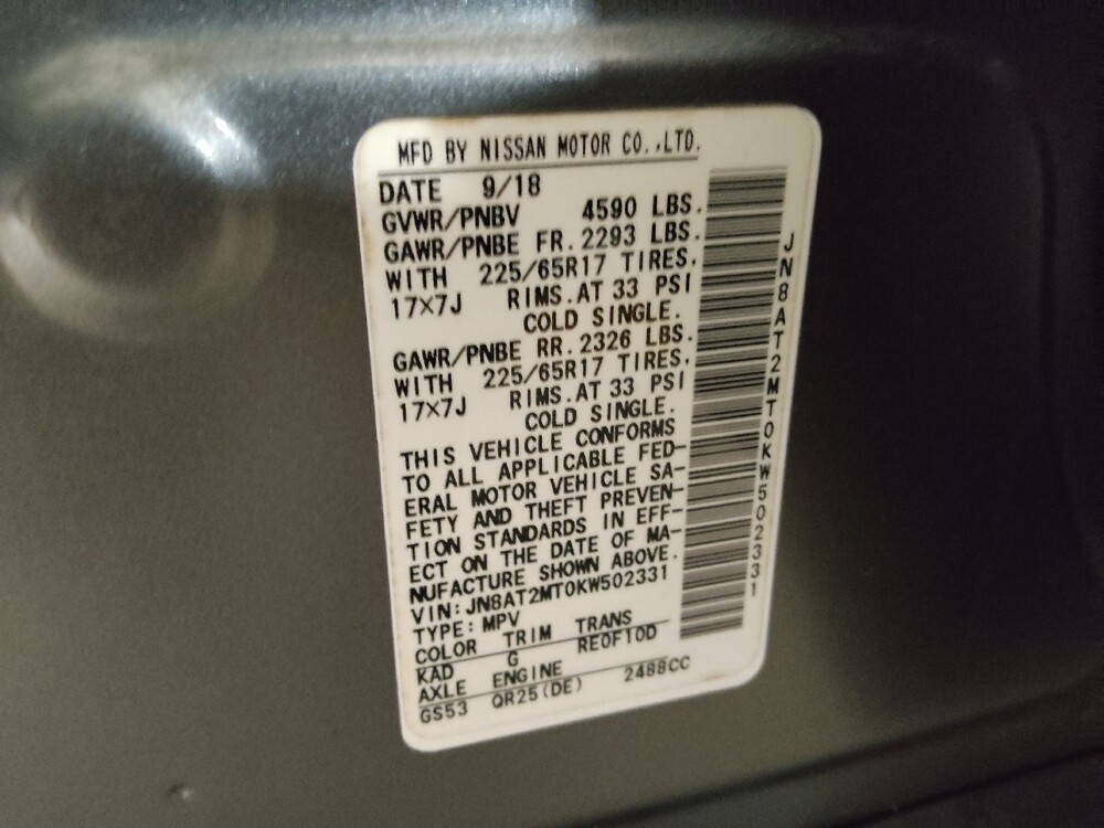 2019 Nissan Rogue in Knoxville, TN 37923 - 18142021 33